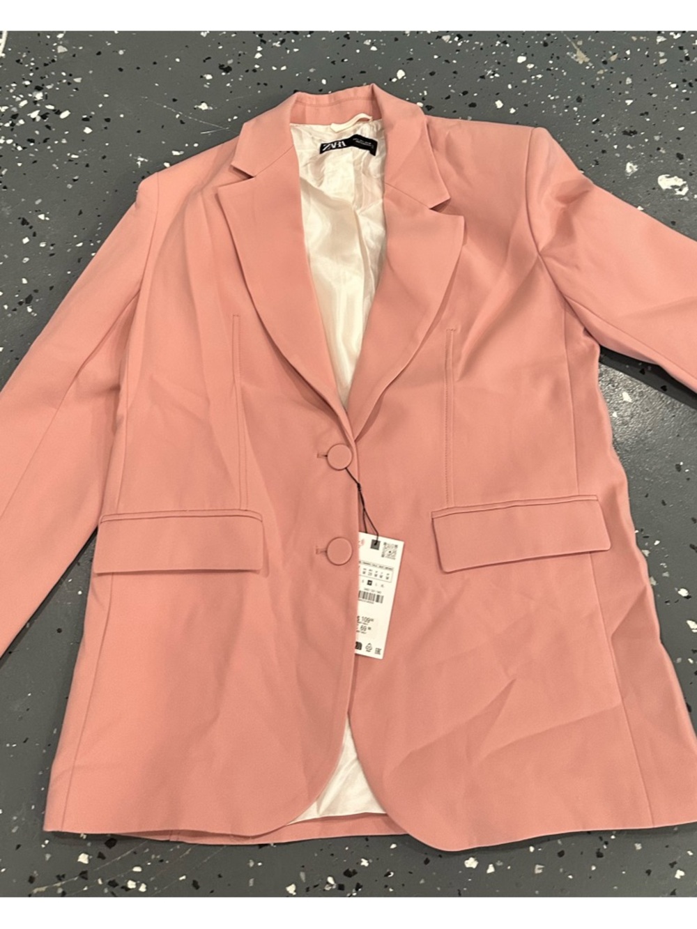 Womens oversized Single-Breasted Blazer Jacket